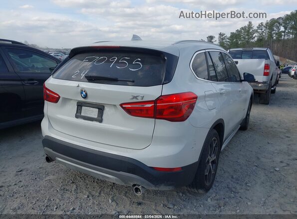 WBXHT3C37H5F70955 2017 BMW X1 Белый Задняя правая четверть