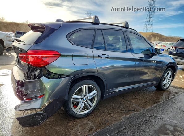 WBXHT3C37J5F92959 2018 BMW X1 Серый Задняя правая четверть