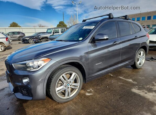 WBXHT3C37J5F92959 2018 BMW X1 Серый Передняя левая четверть