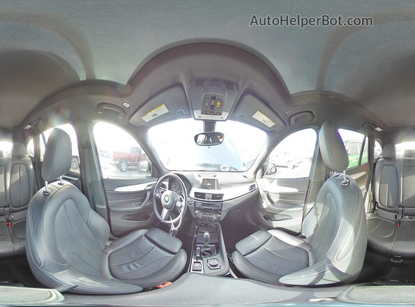 WBXHT3C37J5F92959 2018 BMW X1 Серый Панорамный вид салона 360°