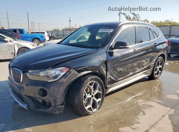 WBXHT3C39J5L27103 2018 BMW X1 Black Przód lewy