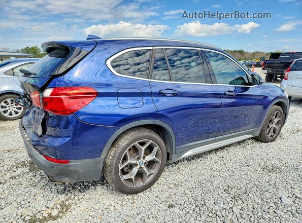 WBXHT3C50K3H34003 2019 BMW X1 Синий Задняя правая четверть