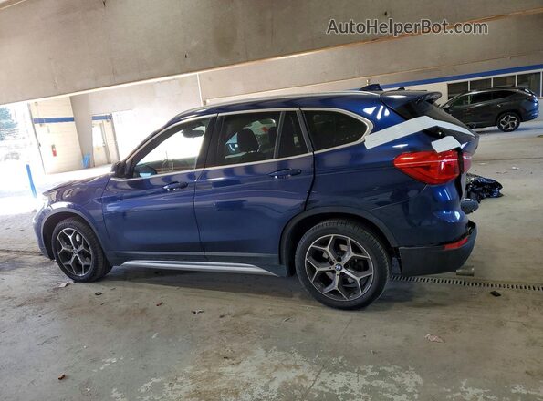 WBXHT3C59K5L37990 2019 BMW X1 Синий Задняя левая четверть