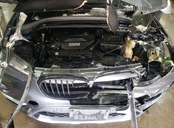 WBXHT3C5XK5L36797 2019 BMW X1 Black Вид підкапотного простору