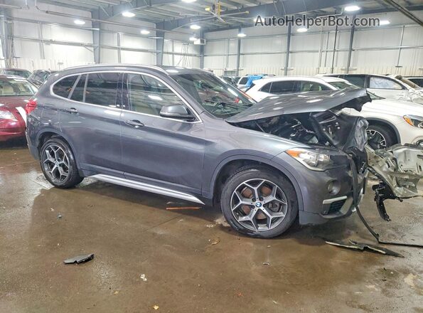 WBXHT3C5XK5L36797 2019 BMW X1 Black Передня права чверть