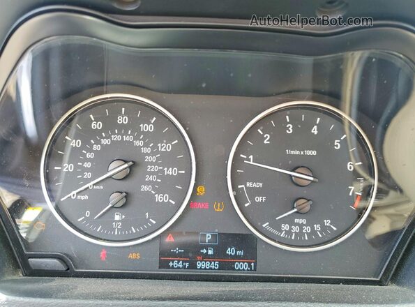 WBXHT3Z32G4A50562 2016 BMW X1 Черный Вид щитка приборов