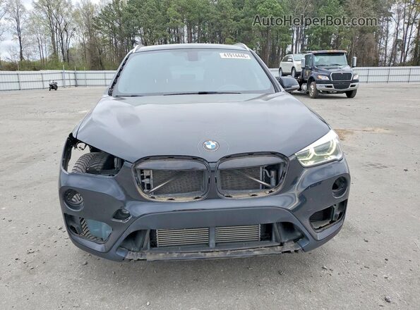 WBXHT3Z34G4A48778 2016 BMW X1 Black Widok z przodu