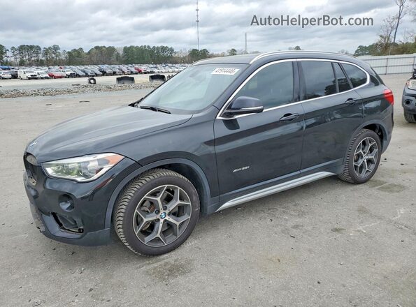 WBXHT3Z34G4A48778 2016 BMW X1 Black Przód lewy