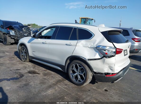 WBXHU7C32J5H43355 2018 BMW X1 Белый Задняя левая четверть