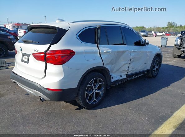 WBXHU7C32J5H43355 2018 BMW X1 Белый Задняя правая четверть