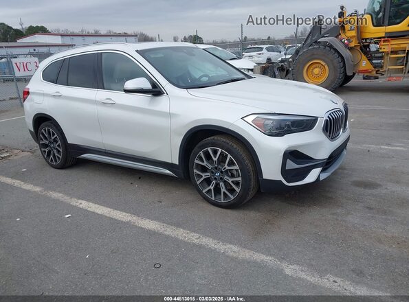WBXJG7C04M5U36799 2021 BMW X1 White წინა მარჯვენა