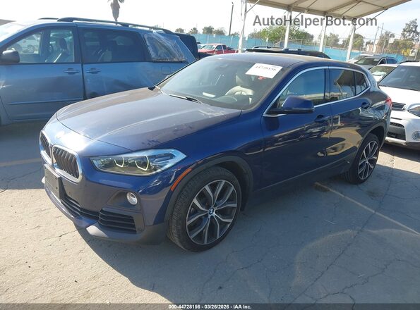 WBXYH9C04L5P00416 2020 BMW X2 Синий Передняя левая четверть