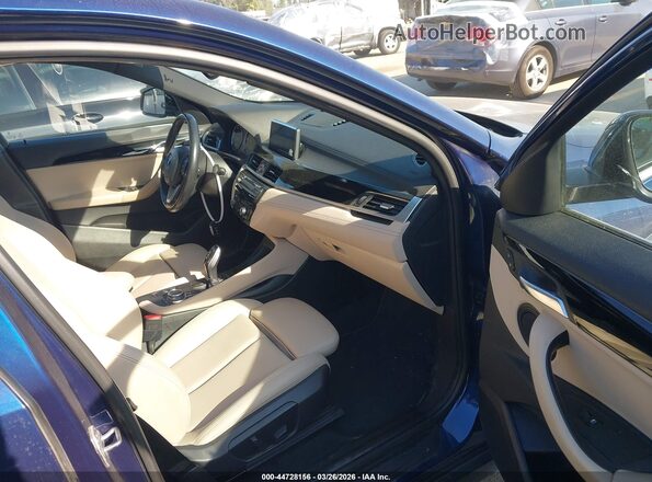 WBXYH9C04L5P00416 2020 BMW X2 Синий Вид салона спереди