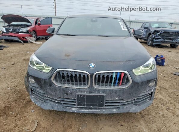 WBXYJ1C01L5R25768 2020 BMW X2 Black Front view