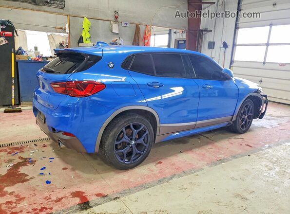 WBXYJ5C39JEF73282 2018 BMW X2 Синий Задняя правая четверть