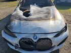 2025 Bmw I4 Edrive 40 Пожар vin: WBY23HD0XSFV82731