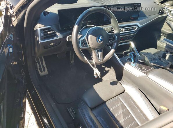 WBY33AW00PFP03458 2023 BMW I4 Black Dashboard view