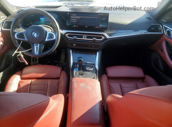 WBY33AW05NFM60680 2022 BMW I4 Blue Widok deski rozdzielczej
