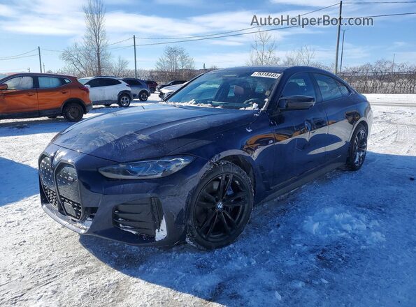 WBY33AW05NFM60680 2022 BMW I4 Blue Przód lewy
