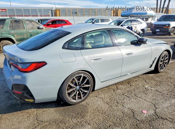 WBY33AW05NFM95042 2022 BMW I4 Серый Задняя правая четверть