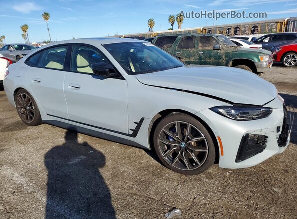 WBY33AW05NFM95042 2022 BMW I4 Серый Передняя правая четверть