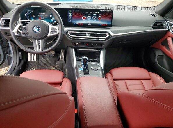 WBY33AW05PFP09708 2023 BMW I4 Gray Вид панелі приладів