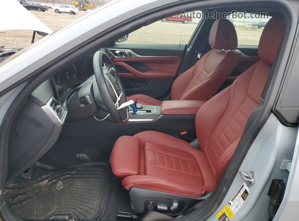 WBY33AW05PFP09708 2023 BMW I4 Gray Вид салону спереду