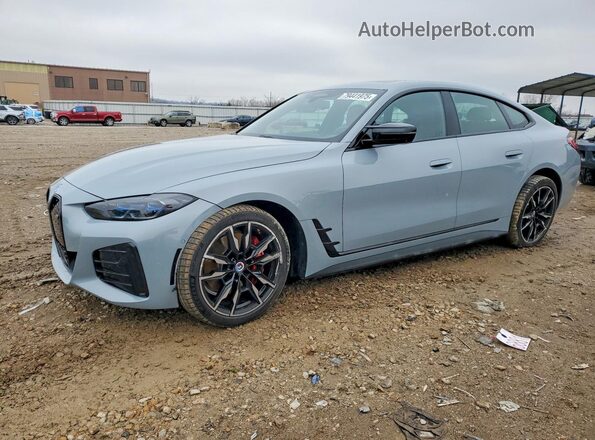 WBY33AW05PFP09708 2023 BMW I4 Gray Передня ліва чверть