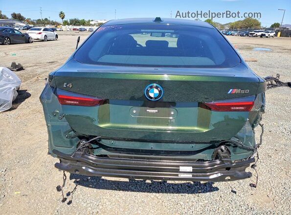 WBY33AW06NFN19865 2022 BMW I4 Зеленый Вид сзади