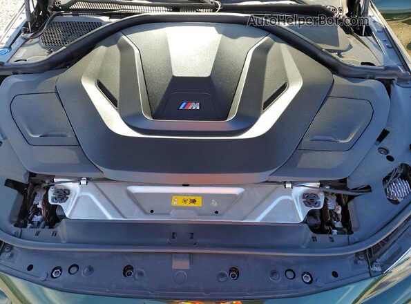 WBY33AW06NFN19865 2022 BMW I4 Зеленый Вид задней части салона