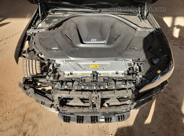 WBY33AW08NFM77487 2022 BMW I4 Black Вид задньої частини салону