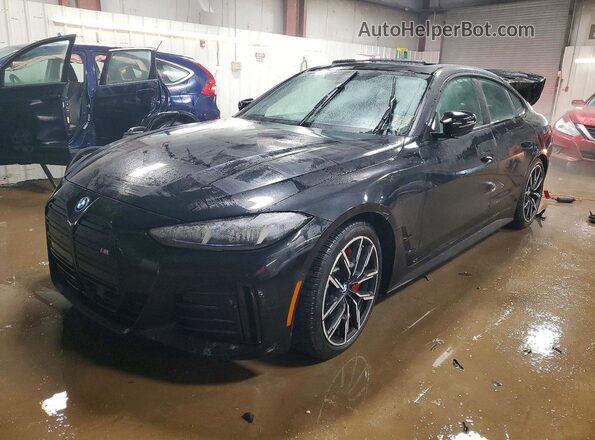 WBY33HD04SFT93383 2025 BMW I4 Черный Передняя левая четверть