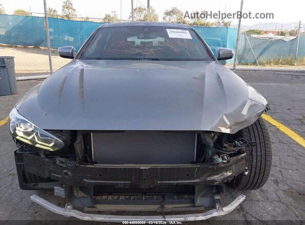 WBY43AW01PFP45075 2023 BMW I4 Gray Rear interior view