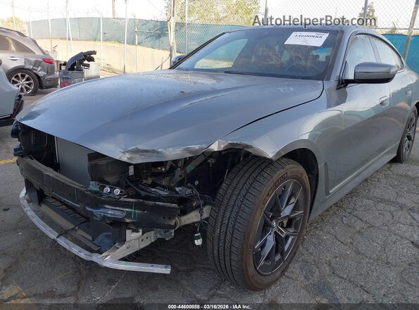 WBY43AW01PFP45075 2023 BMW I4 Gray Front view