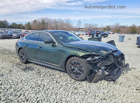 WBY43AW01PFR46491 2023 BMW I4 Зеленый Передняя правая четверть