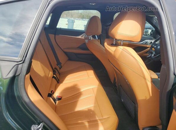 WBY43AW01PFR46491 2023 BMW I4 Зеленый Вид задних сидений