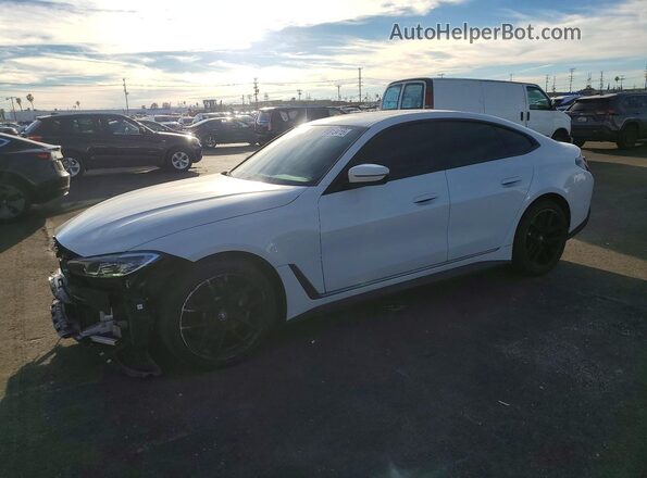 WBY43AW0XPFP56480 2023 BMW I4 White Передня ліва чверть