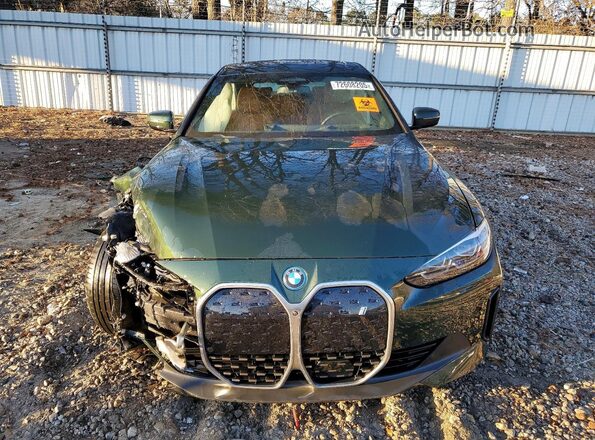 WBY43AW0XPFR19533 2023 BMW I4 Green Widok z przodu