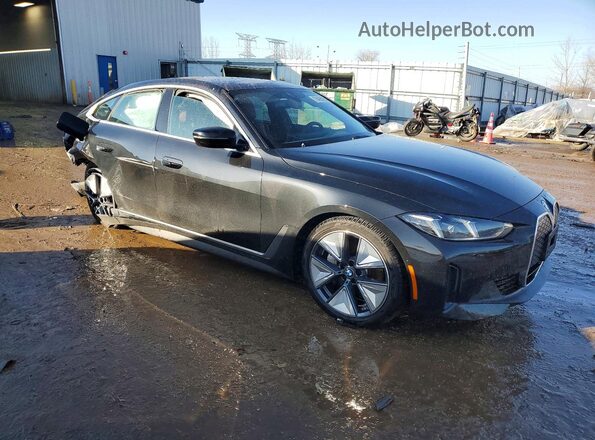 WBY43HD02SFU27177 2025 BMW I4 Черный Передняя правая четверть