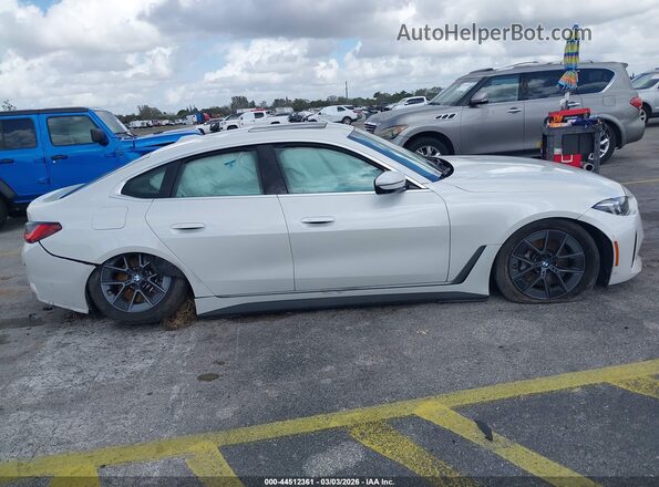 WBY43HD04SFT98264 2025 BMW I4 Белый Вид задней части салона