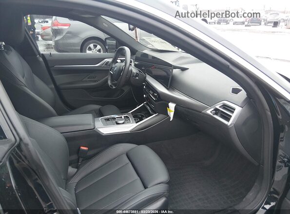 WBY43HD05SFT90819 2025 BMW I4 Черный Вид салона спереди