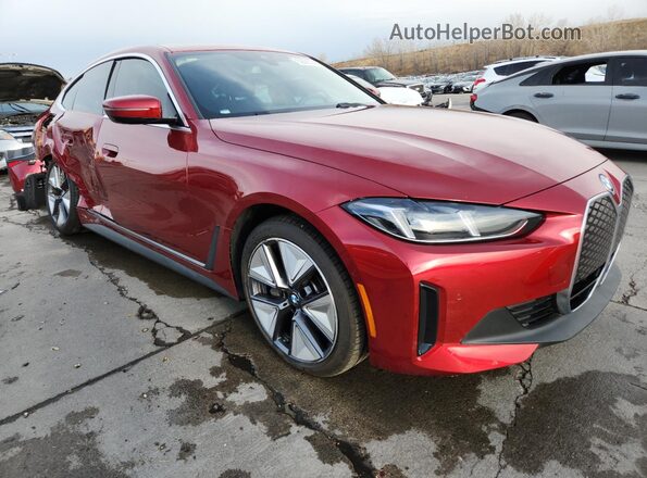 WBY43HD05SFU11197 2025 BMW I4 Красный Передняя правая четверть
