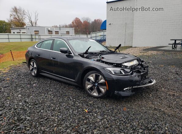 WBY43HD09SFU31226 2025 BMW I4 Черный Передняя правая четверть