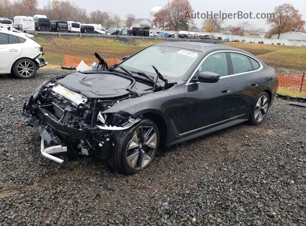 WBY43HD09SFU31226 2025 BMW I4 Черный Передняя левая четверть