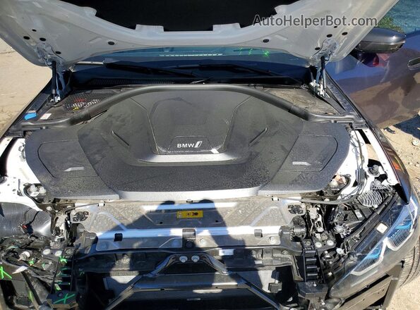 WBY73AW03NFM94487 2022 BMW I4 Two Tone Widok wnętrza z tyłu
