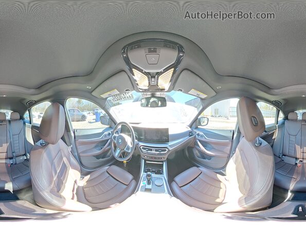 WBY73AW03NFM94487 2022 BMW I4 Two Tone Widok wnętrza 360 stopni