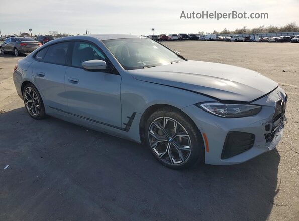 WBY73AW06NFN25084 2022 BMW I4 Gray Przód prawy