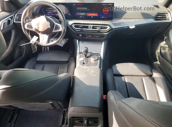 WBY73AW06NFN25084 2022 BMW I4 Gray Widok deski rozdzielczej