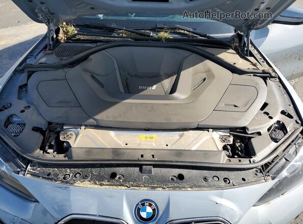WBY73AW06NFN25084 2022 BMW I4 Gray Widok wnętrza z tyłu
