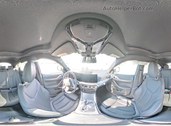 WBY73AW06NFN25084 2022 BMW I4 Gray Widok naklejki z numerem VIN